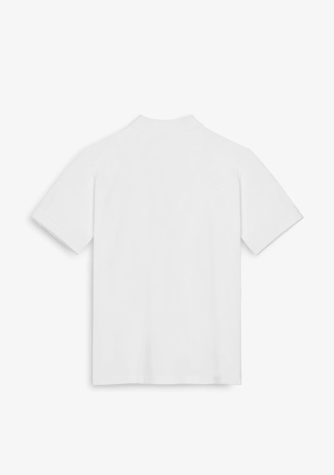 Basic Polo Shirt White / Khaki - Image 3