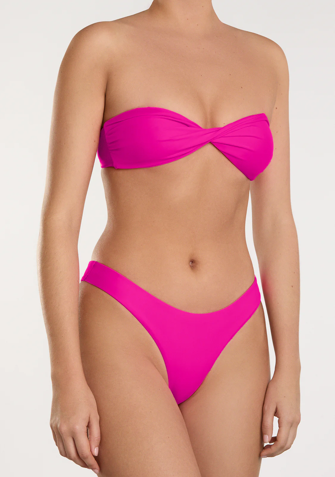 Harper Top + Ava Bottom Hot Pink Bikini - Image 2