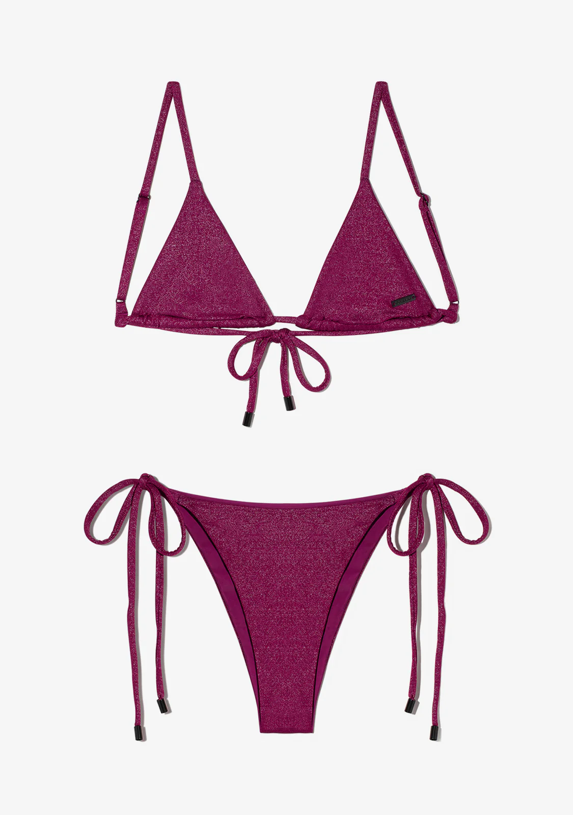 Kai Top + Lilo Bottom Mulberry Glimmer Bikini - Image 3