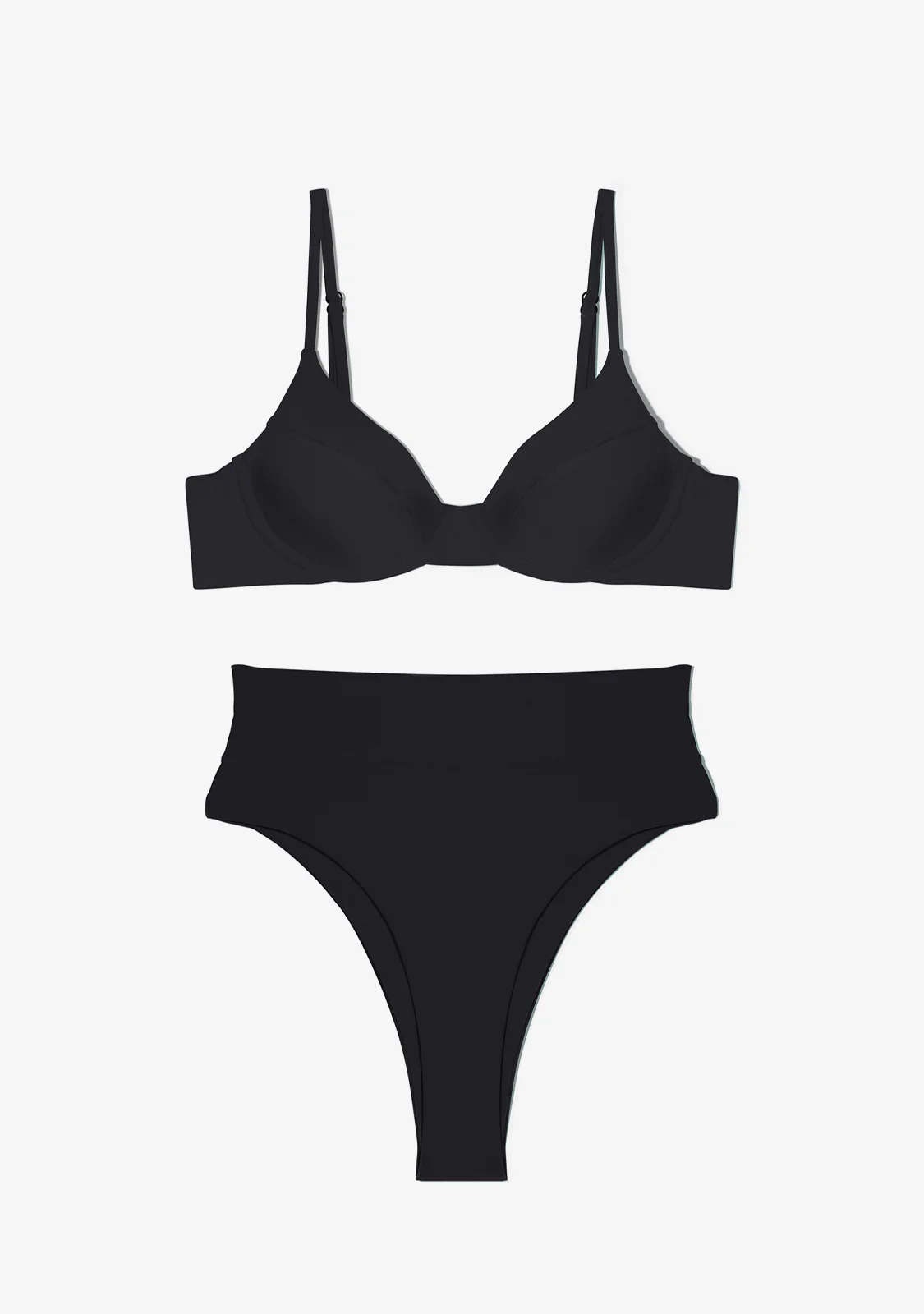 Masha Top + Kalea Bottom Black Bikini - Image 3