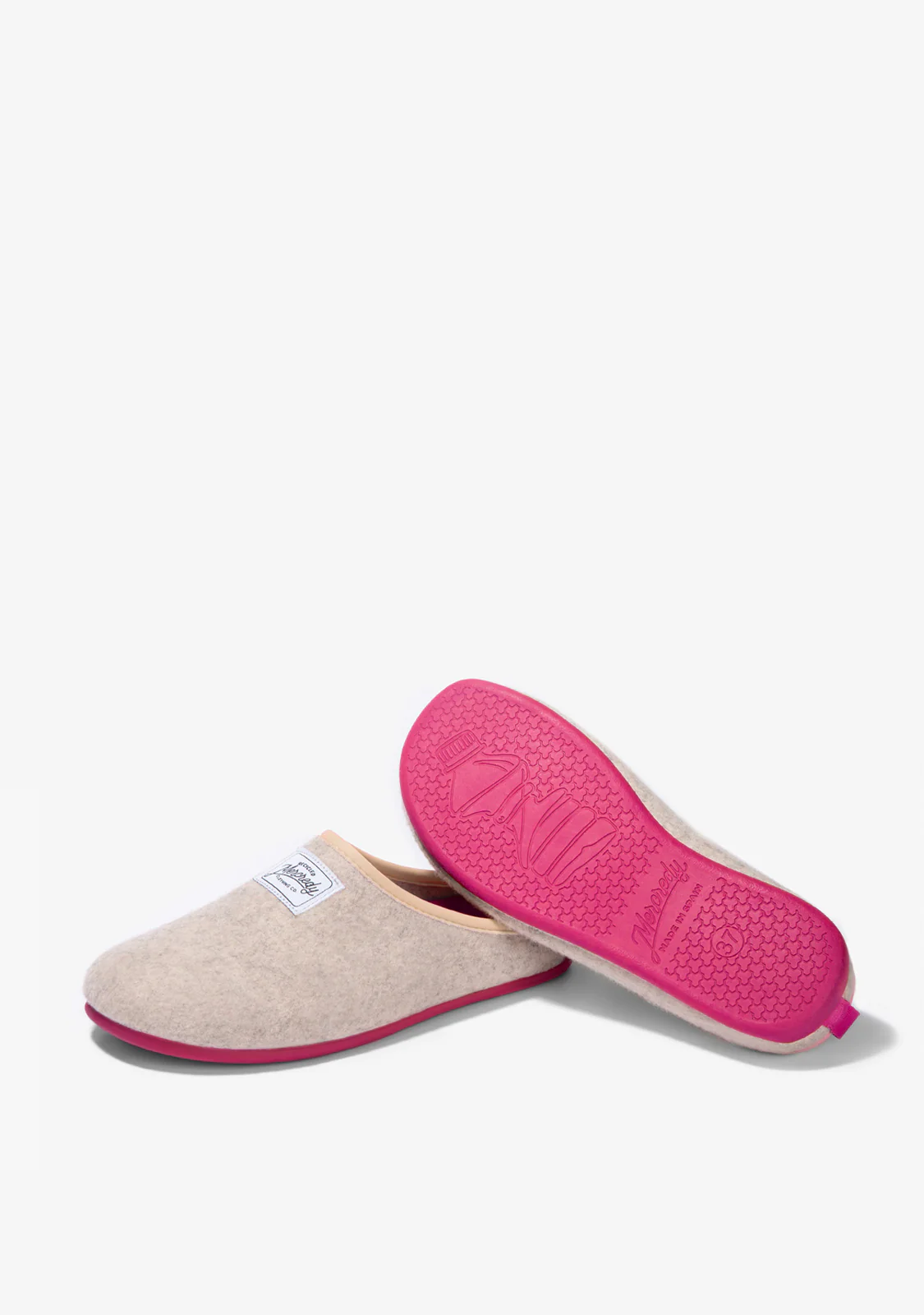 Mercredy Slipper White / Fuxia - Image 3