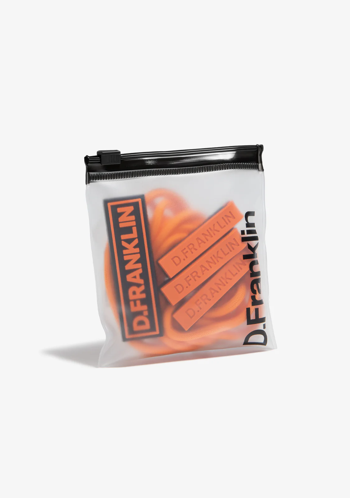 Multi-Pocket Nylon Backpack Black + Custom Set Orange - Image 9