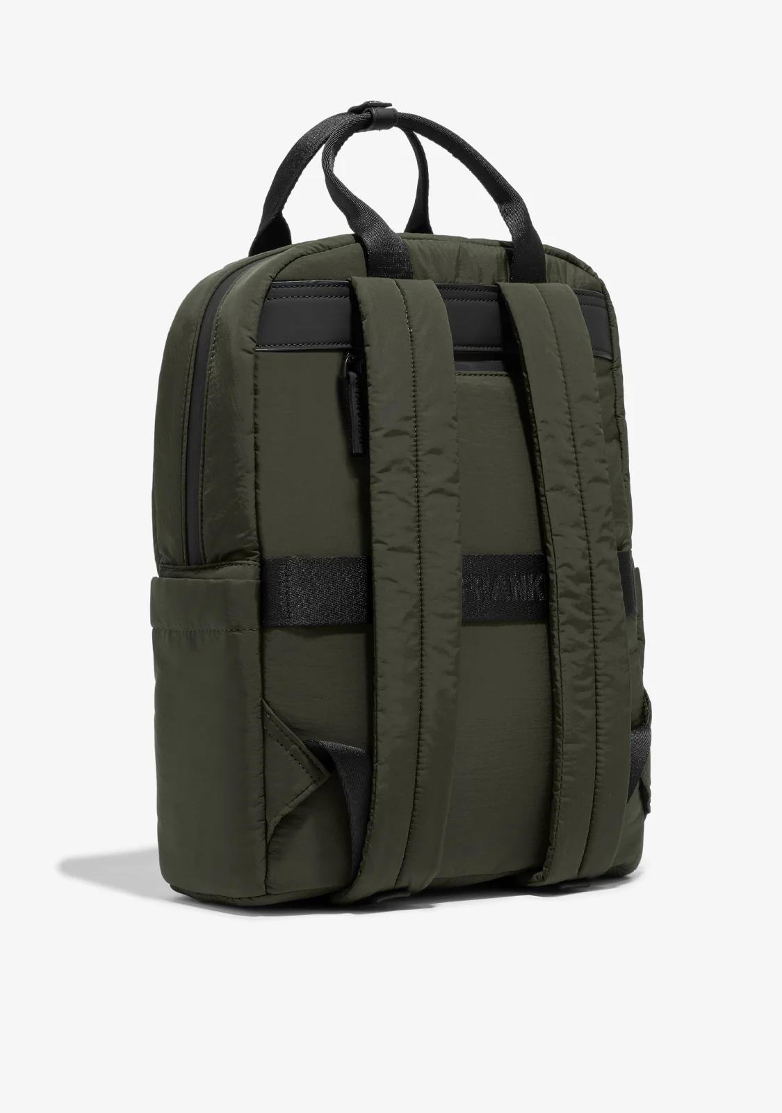 Multi-Pocket Nylon Backpack Green + Custom Set Orange - Image 2