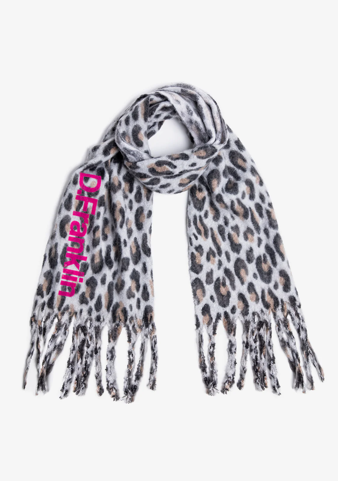Nordic TRK Leopard Scarf Grey - Image 4