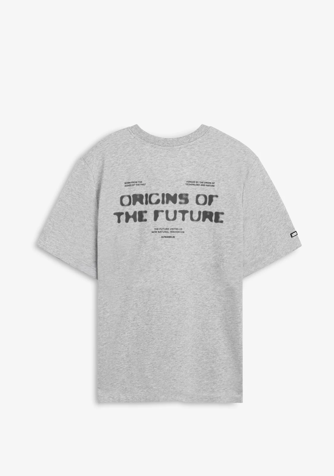 Origins T-Shirt Grey Melange / Anthracite