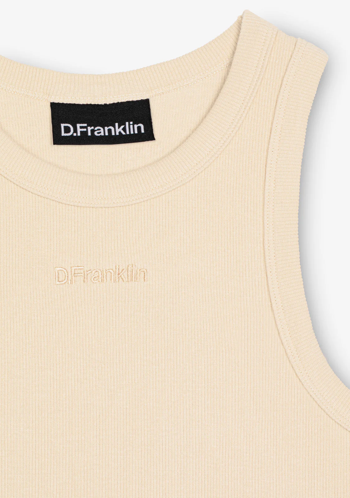 Rib Tank Top Butter - Image 2