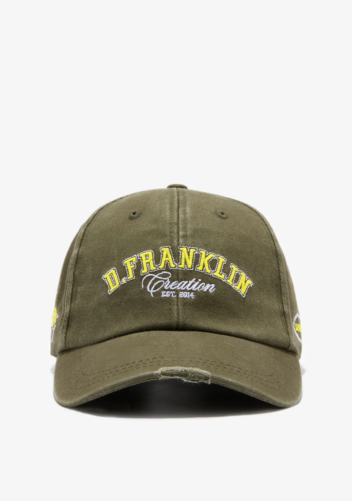 Varsity Washed Cap Army Green - Image 2