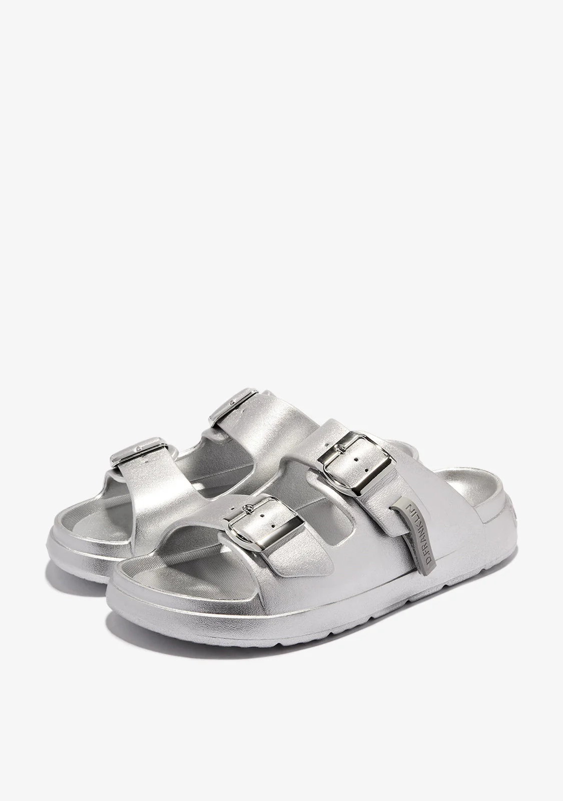 Vibe Foam 2 Buckles Met Silver - Image 2