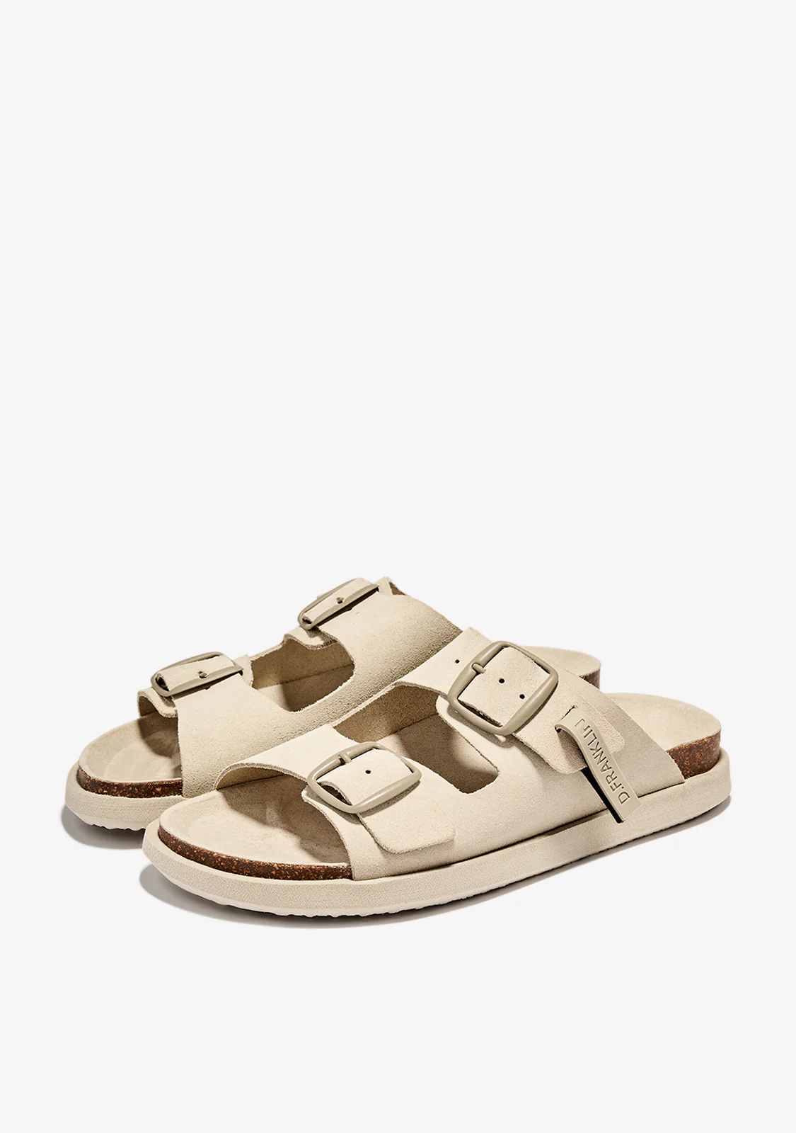 Vibe Sandals Buckle Beige - Image 2