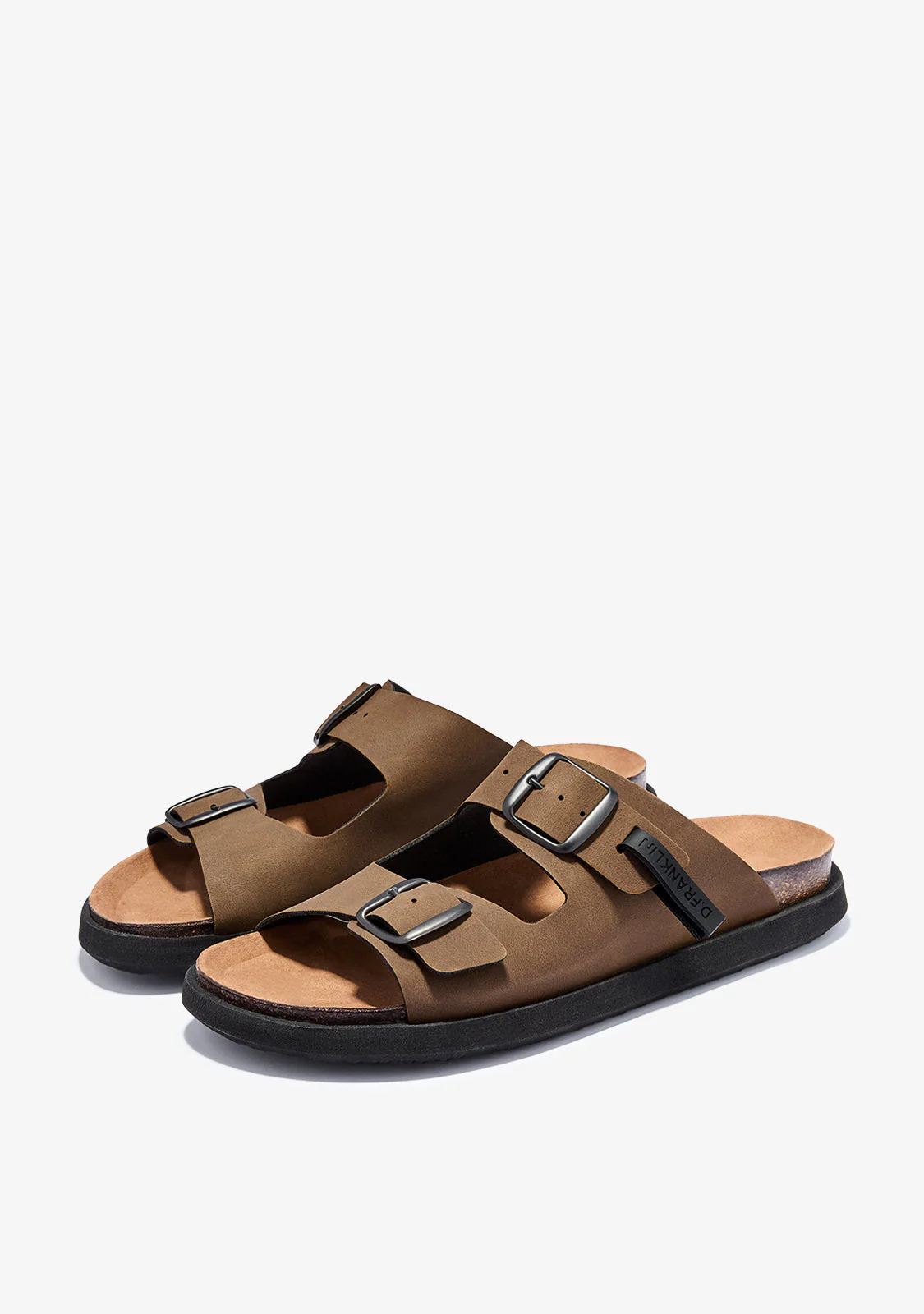 Vibe Sandals Buckle Brown Nobuck - Image 2