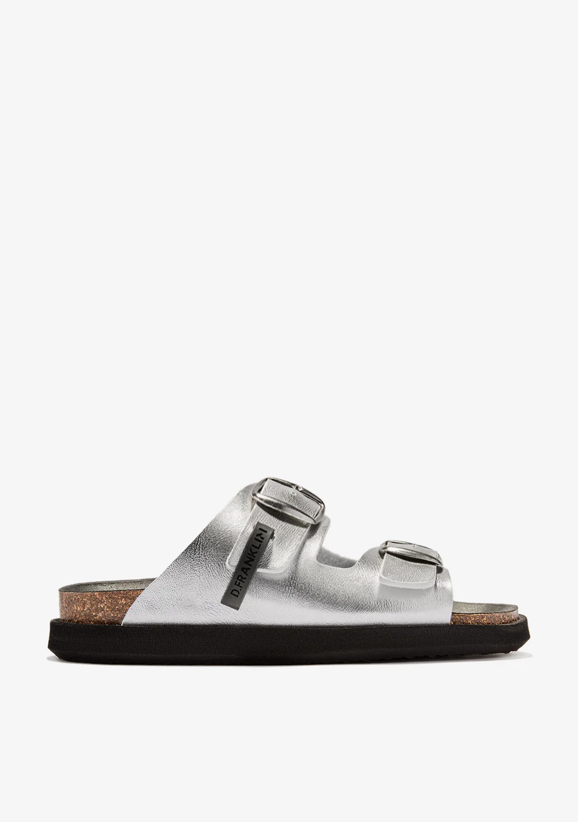 Vibe Sandals Buckle Met Silver